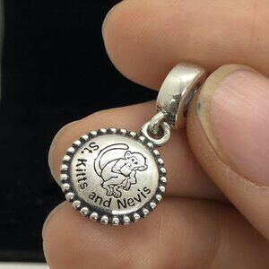 ✨🔥Pandora St. Kitts Monkey Charm Pendant S925 Sterling Silver Jewelry